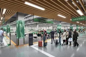 青岛北站东广场疏堵工程全面施工图片