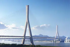 精准管控顶推施工，中山东环香山大桥南岸主桥顶推梁段完工！图片