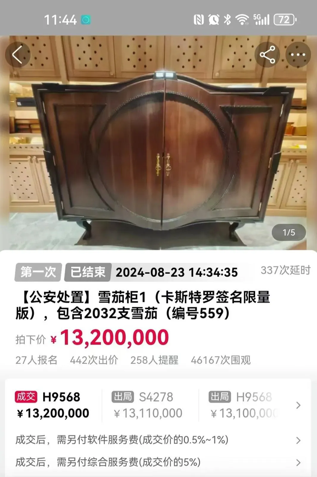 疑似知名女星前夫资产被拍卖	，涉案或高达13.9亿元！9辆机动车、151根疑似金条、爱马仕	、茅台……