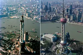 东方明珠建成30周年，30张照片看这张“上海名片”的变迁图片