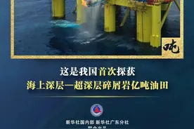 重大发现！中国首次探获海上深层—超深层碎屑岩亿吨油田图片