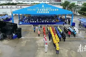 广东省城镇燃气突发事件应急救援演练在东莞举行图片