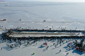 吉林查干湖：冬捕传承千年渔猎文化图片