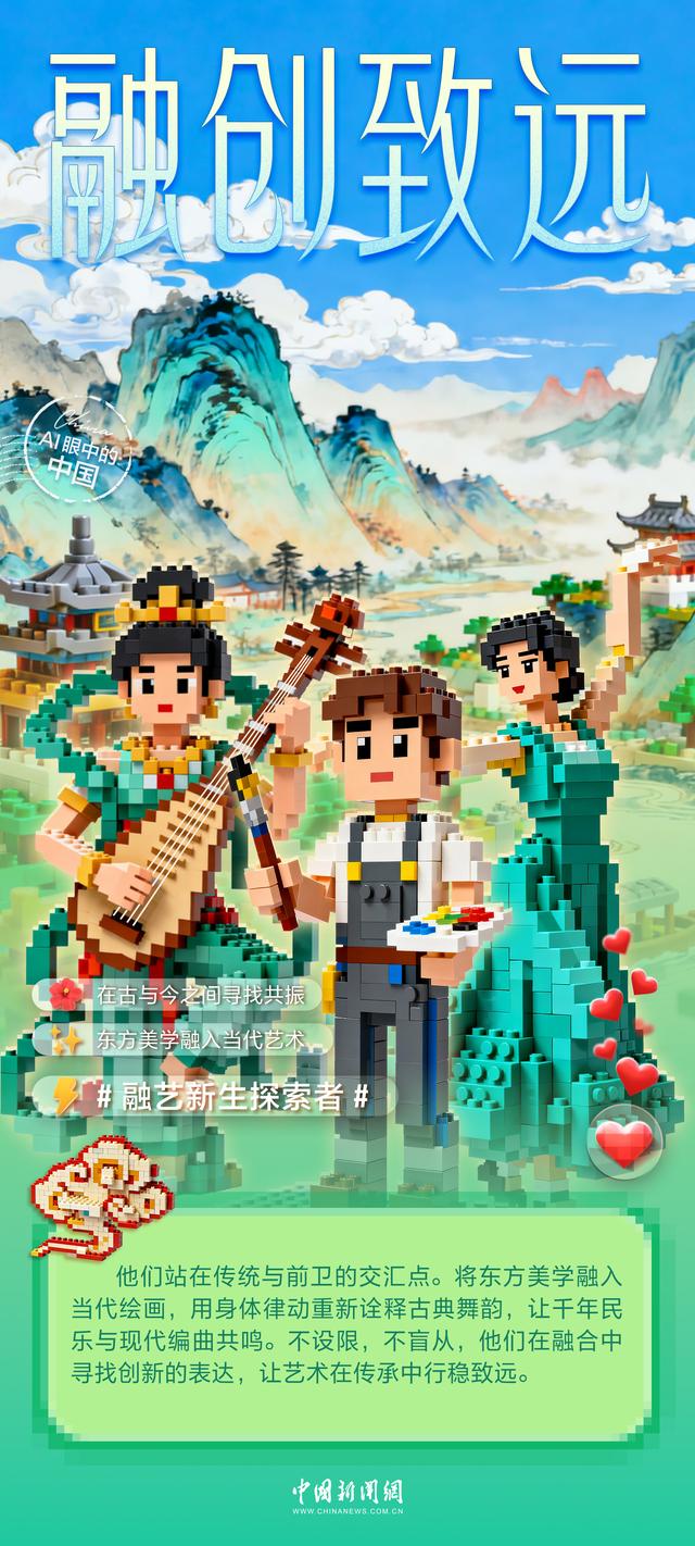 【青春华章】AI眼中的中国｜青春无界，拼接无限可能