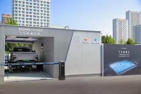 飞凡汽车北京换电首站上线 高端电动品牌竞逐车电分离模式图片