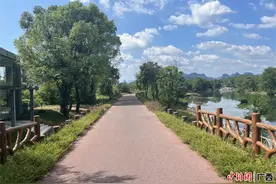 广西灵川整治漓江支流甘棠江 水变清景变美图片