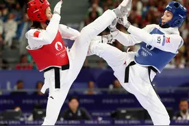 巴黎奥运会｜跆拳道——女子49公斤级：郭清晋级决赛图片