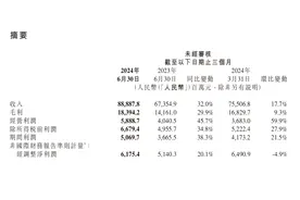 小米集团披露2024年二季度业绩 智能手机平均1103.5元/部，汽车均价22.86万元/辆图片