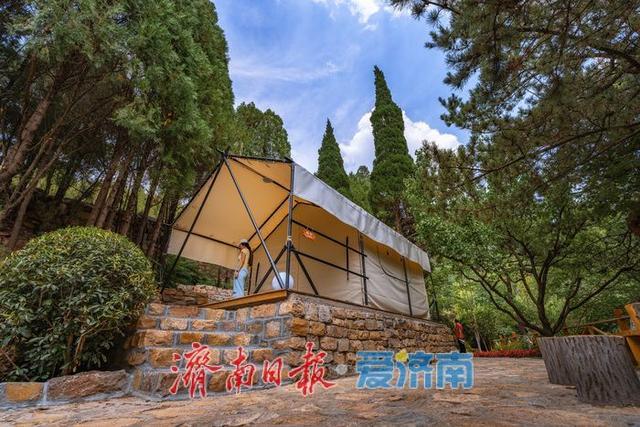 一年四季 泉在济南丨红叶谷打造全新露营地，解锁花间旅游新玩法