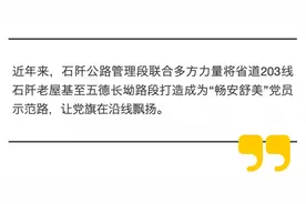“支部建在公路上”铺就乡村振兴幸福路——铜仁石阡打造党员示范路观察图片