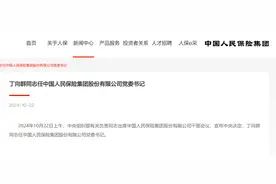 中国人保迎首位女掌门，丁向群出任一把手图片