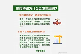 路面塌方该如何自救？这份指南请收好图片