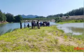 湖南岳阳两兄弟水库溺亡，家属质疑有人采砂截断护栏，官方：正在调查图片