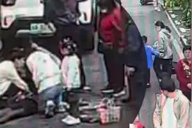 杭州妈妈接娃放学 心肺复苏救回晕倒路人 网友：上了生动一课！图片