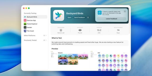 苹果 iOS 26 液态玻璃全面铺开，TestFlight 等应用跟进