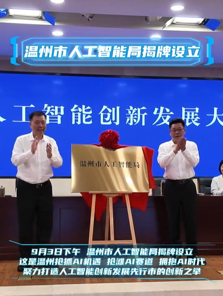 全国首个人工智能局挂牌 周国辉：闯出一条数字化转型的新路