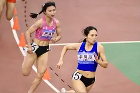 全国室内田径锦标赛女子400米决赛：李凤丹、严海玲并列第一，山东选手夺得男子400米冠军图片