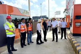 沪渝高速潜江服务区小客车“ETC出口”即将开通运营图片