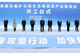 广西贵港又一投资百亿元项目开工图片