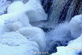这才是冬天！松花江哈尔滨段冰雪景观晶莹剔透图片