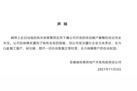 恒泰地产回应破产重整：确实遇困难，尽一切办法恢复正常经营图片