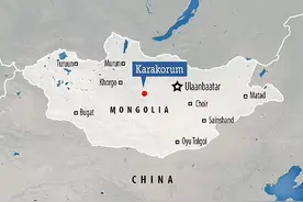 首次绘制蒙古帝国首都哈拉和林地图，这里比以往估计的大得多图片