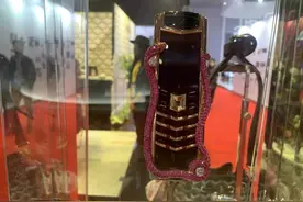售价289万的宝石手机亮相！只能用来打电话、发短信？｜进博的热度上海的温度图片