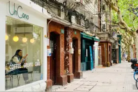 上海市中心，原本废弃的地铁上架变成网红打卡地？百年南昌路再添新景图片