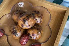 简单几步做好一盘养生糯米团，快速搞定一餐饭图片