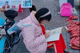 山东10岁姐姐卖红薯救2岁患白血病妹妹，妇联：多部门共同帮扶，望孩子以学业为重图片