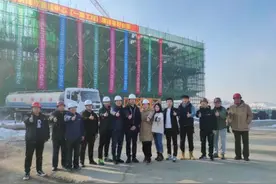 辽宁省传染病医疗救治中心（辽宁省重大疫情防控救治沈阳基地）（一期工程）门急诊及医技楼工程顺利封顶图片