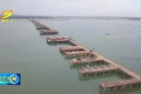 阳江港大桥完成桩基498根！图片