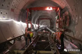 快了快了！昆明地铁5号线预计12月全线轨通图片