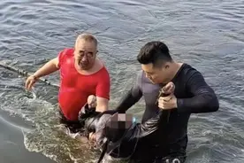 这位冰湖救人的沈阳大爷，被人民日报点赞图片