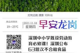 深圳中小学拟设劳动教育必修课！深圳公布63批次不合格食品丨早安，龙岗图片