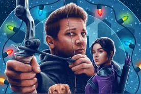 漫威《鹰眼》发布新版海报 杰瑞米·雷纳拉弓引箭图片