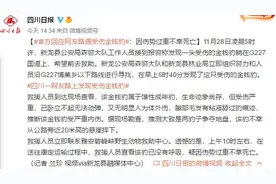 四川一受伤金钱豹躺路中央，官方：因争夺领地摔落死亡，并非杭州出逃的金钱豹图片