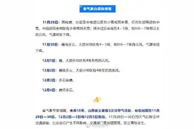 本周山西省冷空气活动频繁图片