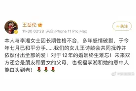 王岳伦宣布离婚后又删除 两人投资曾累计近20家 现已无商业关联图片