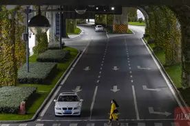 爬山虎环绕：成都二环路高架桥现最美桥墩图片