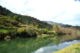 牛栏江畔初冬美 图文/杨林华图片