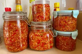 自制蒜蓉辣椒酱图片