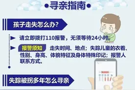 发现儿童走失，你应该这么做图片
