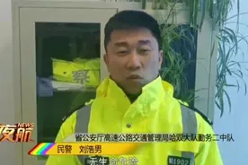 京哈高速一货车侧翻，大肥猪满地乱跑，高速交警现场“抓”猪图片