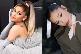 美国女星A妹Ariana Grande丹凤眼造型遭炮轰，被指扮“亚洲女生”图片