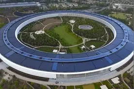 苹果总部大楼内部环境首次曝光！一共种植了9000棵树图片