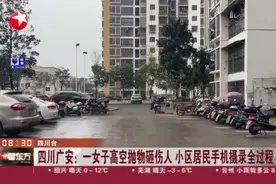 四川广安：一女子高空抛物砸伤人  小区居民手机摄录全过程视频封面