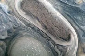 NASA朱诺号航天器"听"到了木卫三的轨道飞越过程图片