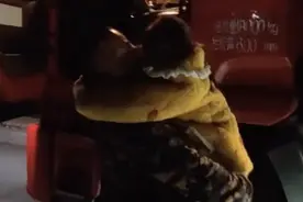 幸福时刻！爸爸在外跑车回家 孩子迎接求抱抱……图片