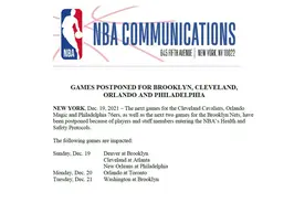 联盟宣布推迟最近3天的5场比赛图片